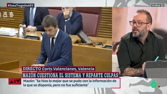 Antonio Maestre, sobre Mazón Antonio Maestre, sobre Mazón