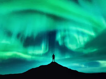 Aurora boreal en Islandia Aurora boreal en Islandia