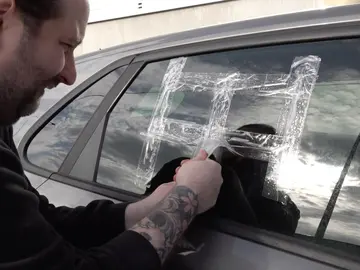 Truco de la cinta en la ventanilla Truco de la cinta en la ventanilla