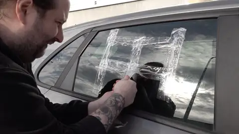 Truco de la cinta en la ventanilla Truco de la cinta en la ventanilla