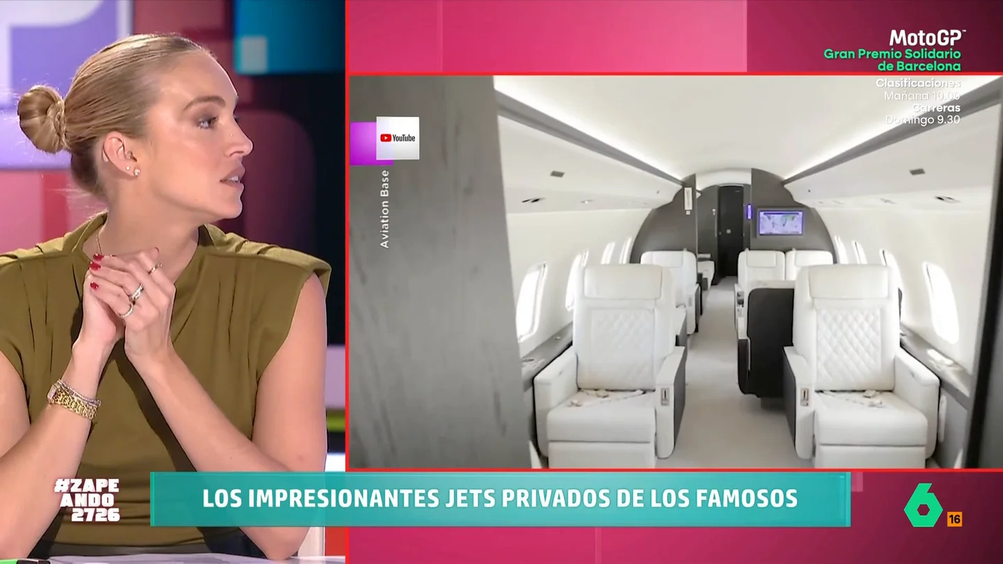 Isabel Forner alucina al descubrir el precio del jet privado de Bill Gates: "Sí que ha dado el Windows de sí..." Muchos multimillonarios disponen de su propio avión privado para no tener que compartir sus viajes con nadie. El magnate tecnológico no es el único que tiene su propio jet. No te pierdas la selección de Zapeando en el vídeo principal.