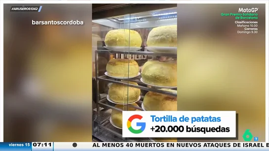 Así es la tortilla de patata más grande y viral de España: se elabora en Córdoba y pesa casi 10 kilos Así es la tortilla de patata más grande y viral de España: se elabora en Córdoba y pesa casi 10 kilos