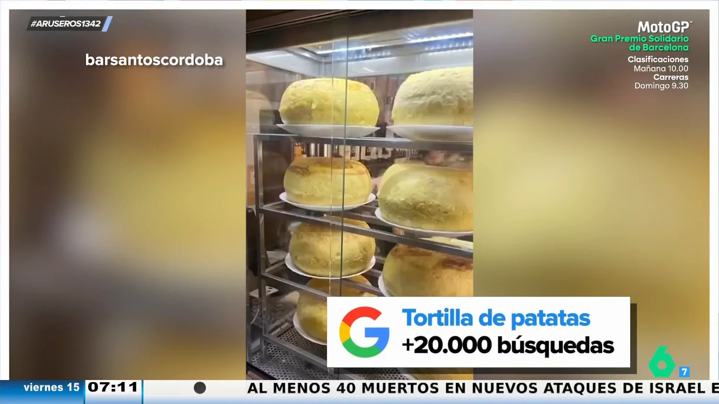 Así es la tortilla de patata más grande y viral de España: se elabora en Córdoba y pesa casi 10 kilos Así es la tortilla de patata más grande y viral de España: se elabora en Córdoba y pesa casi 10 kilos