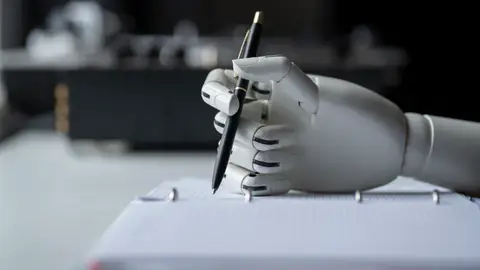 Una IA escribiendo Una IA escribiendo