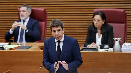 El president de la Generalitat, Carlos Mazón, comparece en Les Corts. El president de la Generalitat, Carlos Mazón, comparece en Les Corts.