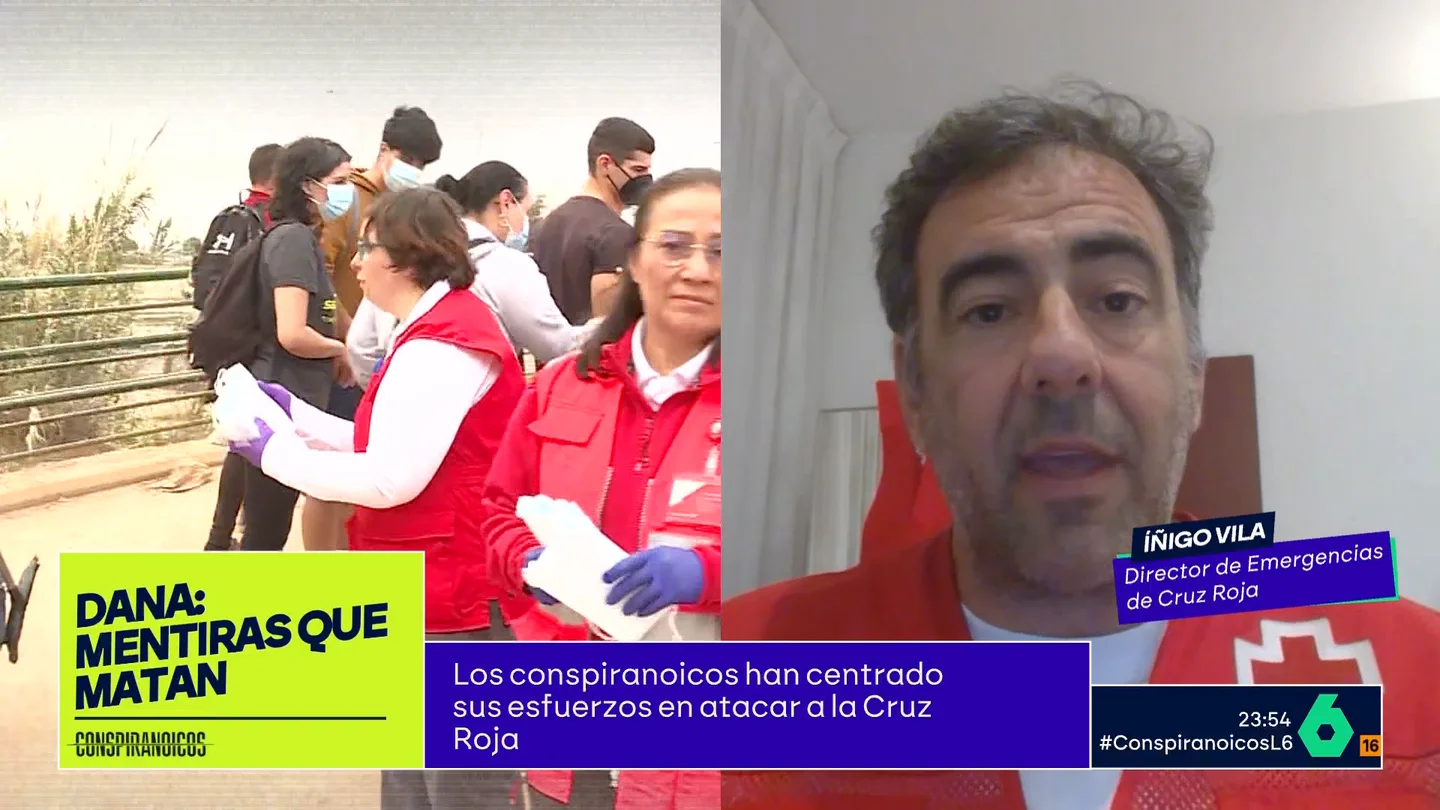 Conspiranoicos Íñigo Vela, director de Emergencias de Cruz Roja Conspiranoicos Íñigo Vela, director de Emergencias de Cruz Roja