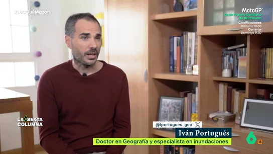 Iván Portugués explica el papel del desvío del río Turia en las inundaciones por la DANA Iván Portugués, doctor en Geografía y vecino de Benetússer, una de las localidades arrasadas por la DANA, analiza en este vídeo cómo el Plan Sur de Franco habría contribuido a llevar el agua "a puntos donde seguramente no llegaría".