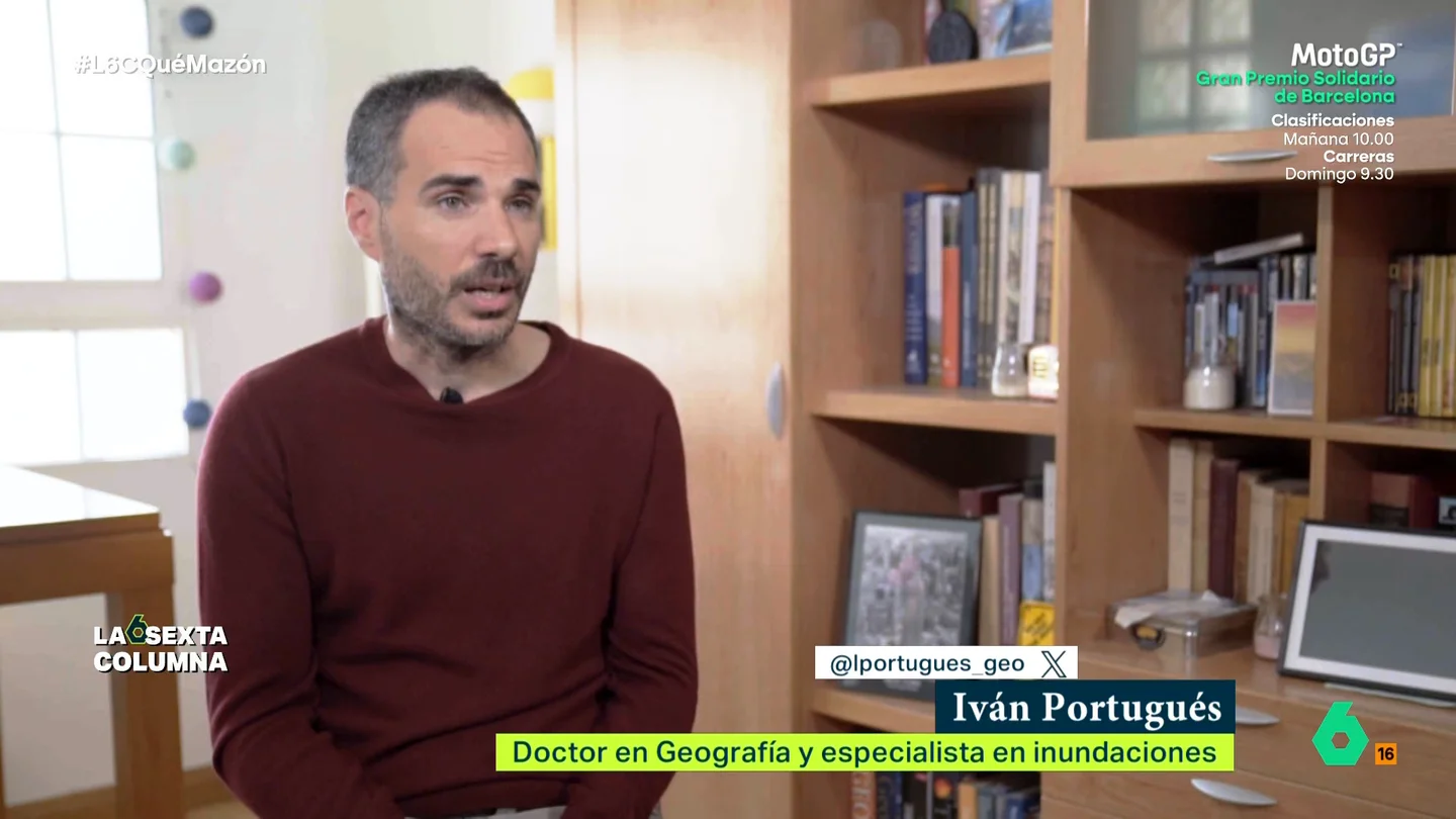 Iván Portugués explica el papel del desvío del río Turia en las inundaciones por la DANA Iván Portugués, doctor en Geografía y vecino de Benetússer, una de las localidades arrasadas por la DANA, analiza en este vídeo cómo el Plan Sur de Franco habría contribuido a llevar el agua "a puntos donde seguramente no llegaría".