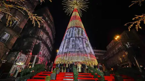 El encendido de las luces de Navidad de Vigo El encendido de las luces de Navidad de Vigo