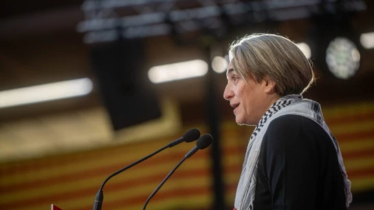 La exalcaldesa de Barcelona y cocoordinara de Catalunya en Comú, Ada Colau, interviene en la IV Assemblea de los Comuns, en Barcelona La exalcaldesa de Barcelona y cocoordinara de Catalunya en Comú, Ada Colau, interviene en la IV Assemblea de los Comuns, en Barcelona