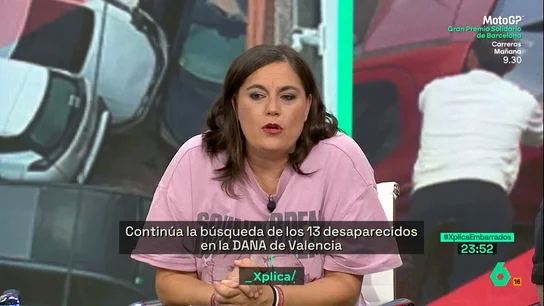 Loreto Ochando: "El mayor bulo que hemos escuchado de la DANA es el discurso de Mazón" Loreto Ochando: "El mayor bulo que hemos escuchado de la DANA es el discurso de Mazón"