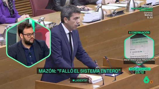 Monrosi: "No decir que Mazón es un personaje político indigno es encubrirle" Monrosi: "No decir que Mazón es un personaje político indigno es encubrirle"