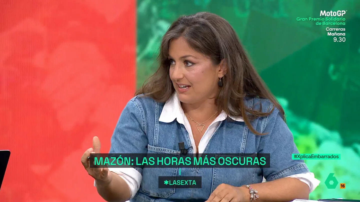 Yerma Ruano, sobre los bulos de la DANA: "Nos decían que contáramos la verdad porque se decían muchas cosas" Yerma Ruano, sobre los bulos de la DANA: "Nos decían que contáramos la verdad porque se decían muchas cosas"