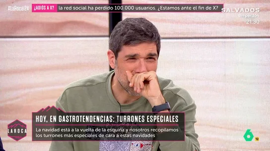 Nacho García, tras probar el turrón de arroz con azafrán: "Es vómito de nutria borracha a las cinco de la mañana, me siento mal" Nacho García, tras probar el turrón de arroz con azafrán: "Es vómito de nutria borracha a las cinco de la mañana, me siento mal"