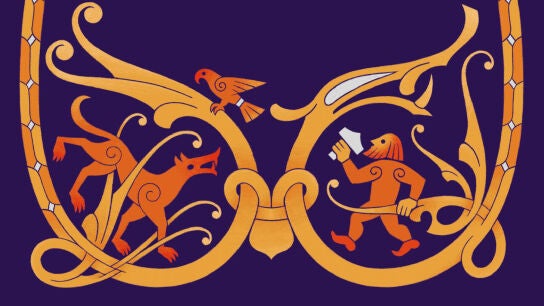 Detalle de la portada de 'La huella vikinga', de Laia San Jos&eacute; Beltr&aacute;n