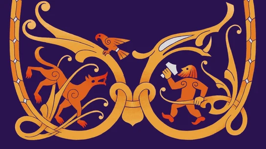 Detalle de la portada de 'La huella vikinga', de Laia San José Beltrán Detalle de la portada de 'La huella vikinga', de Laia San José Beltrán