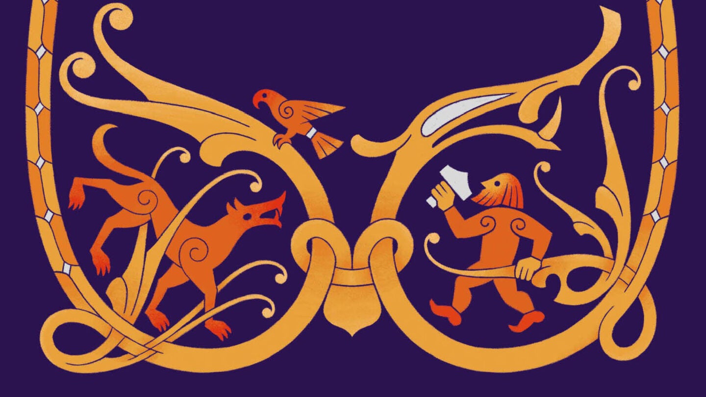 Detalle de la portada de 'La huella vikinga', de Laia San Jos&eacute; Beltr&aacute;n
