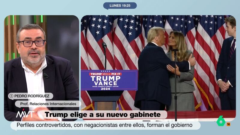 Pedro Rodríguez, sobre el nuevo gabinete de Trump: "No es un Gobierno, es un troleo a la democracia de EEUU"