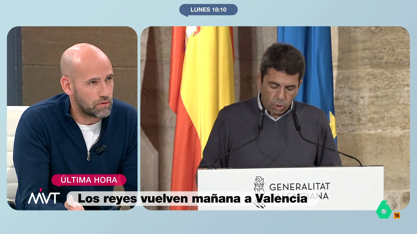 Gonzalo Miró: "Es un insulto a la inteligencia que Mazón capitanee la recuperación de la Comunidad Valenciana" El colaborador considera que no se pueden saber todavía qué consecuencias políticas tendrá para el presidente de la Generalitat Valenciana su gestión de la crisis de la DANA, que sigue manteniendo que quiere capitanear la reconstrucción de la comunidad.