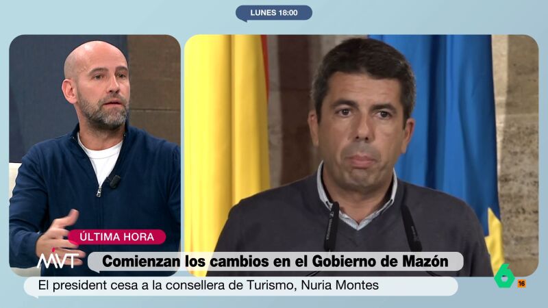 Gonzalo Miró rebate las excusas de Carlos Mazón: "Aunque no fueras el que más sabes, tienes que estar"