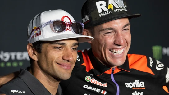 Jorge Martín y Aleix Espargaró Jorge Martín y Aleix Espargaró