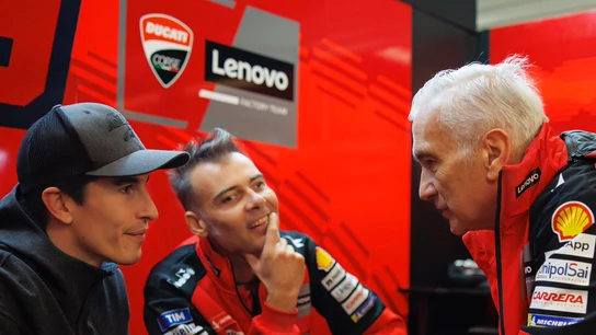 La primera imagen de Marc Márquez en el equipo Ducati La primera imagen de Marc Márquez en el equipo Ducati