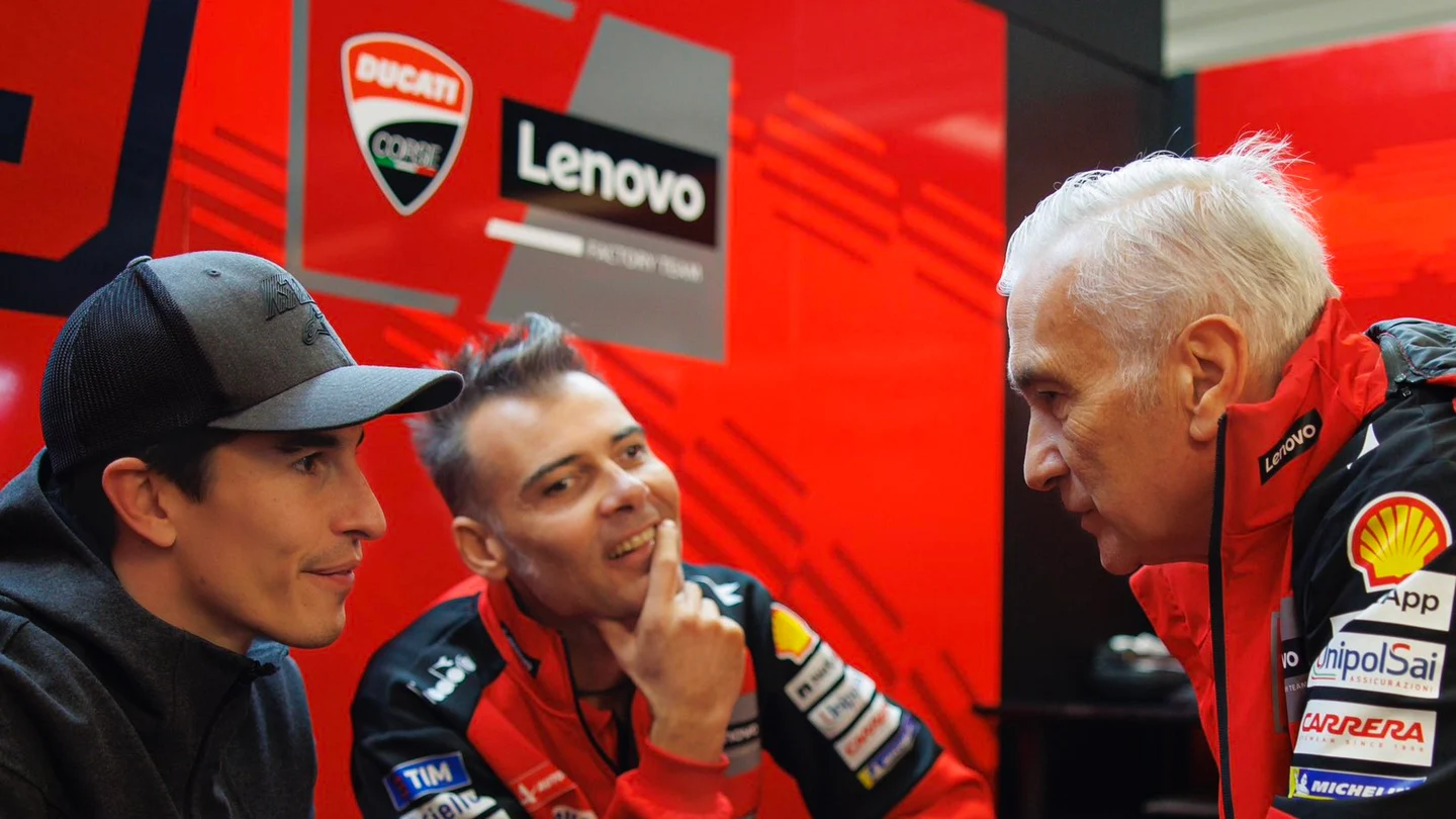 La primera imagen de Marc Márquez en el equipo Ducati La primera imagen de Marc Márquez en el equipo Ducati