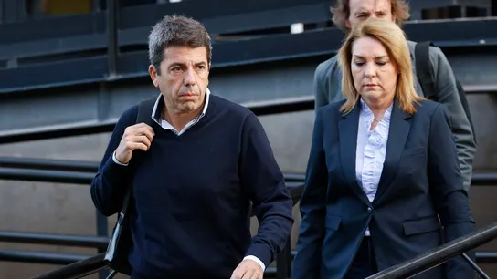 El president de la Generalitat, Carlos Mazón, a su llegada a la reunión del CECOPI El president de la Generalitat, Carlos Mazón, a su llegada a la reunión del CECOPI