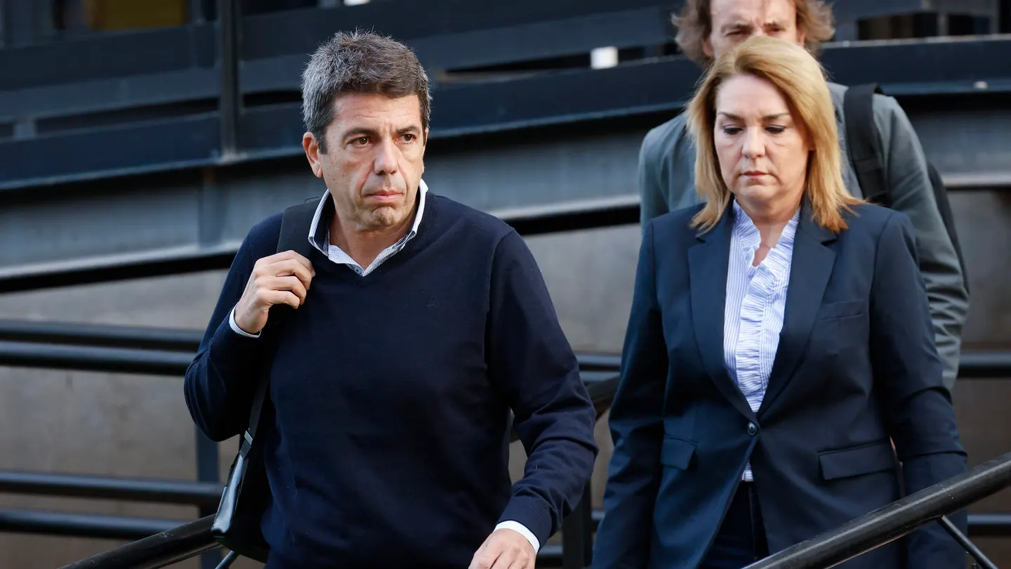 El president de la Generalitat, Carlos Mazón, a su llegada a la reunión del CECOPI El president de la Generalitat, Carlos Mazón, a su llegada a la reunión del CECOPI