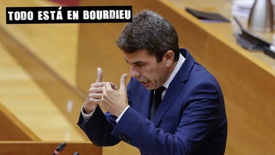 El president de la Generalitat, Carlos Mazón, durante el pleno del pasado viernes en Les Corts. El president de la Generalitat, Carlos Mazón, durante el pleno del pasado viernes en Les Corts.
