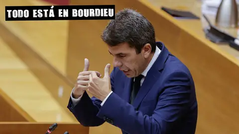 El president de la Generalitat, Carlos Mazón, durante el pleno del pasado viernes en Les Corts. El president de la Generalitat, Carlos Mazón, durante el pleno del pasado viernes en Les Corts.