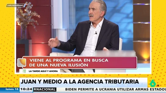 El vídeo viral en el que Juan y Medio dedica un "corte de mangas" a la Agencia Tributaria El vídeo viral en el que Juan y Medio dedica un "corte de mangas" a la Agencia Tributaria