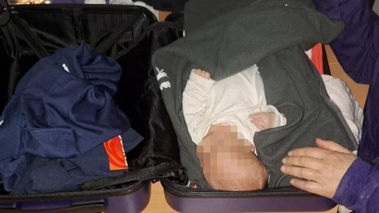 Imagen de la bebé rescatada en Paiporta. Imagen de la bebé rescatada en Paiporta.