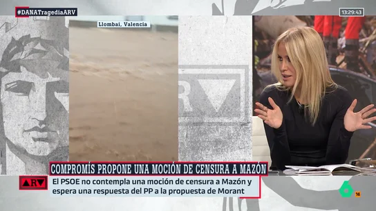 Afra Blanco, sobre la moción de censura Afra Blanco, sobre la moción de censura