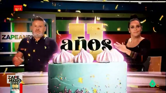 Zapeando celebra su aniversario con una canción: "Once años en la televisión el Ondas estará al caer" Zapeando celebra su aniversario con una canción: "Once años en la televisión el Ondas estará al caer"