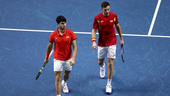 Carlos Alcaraz y Marcel Granollers Carlos Alcaraz y Marcel Granollers