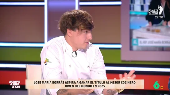 José María Borrás, mejor cocinero joven de España, cuenta cómo conquistó a los jueces: "Hicimos cochinillo con langosta" José María Borrás, mejor cocinero joven de España, cuenta cómo conquistó a los jueces: "Hicimos cochinillo con langosta"