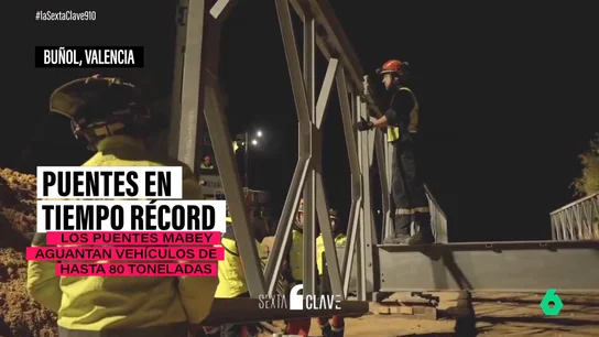 Así son los Mabey, puentes de uso militar ideados en la II Guerra Mundial que reconectan Valencia tras la DANA Así son los Mabey, puentes de uso militar ideados en la II Guerra Mundial que reconectan Valencia tras la DANA