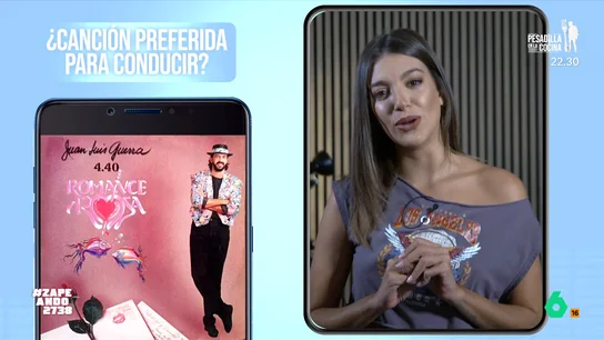Ana Guerra desvela qué cantante ha marcado su vida desde niña: "Aunque tenga 30 años sigo sin soltarle" La cantante hace un repaso de alguna de las canciones que escogería en diferentes momentos de su vida como, por ejemplo, qué tema escucharía para cocinar o en una fiesta con sus amigas.