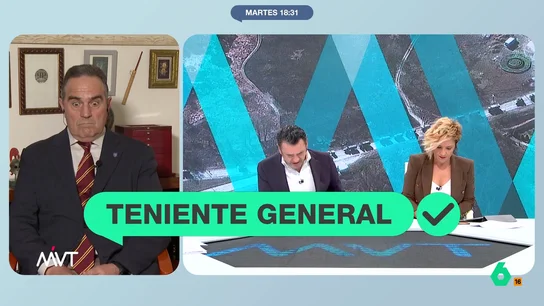 La cara del teniente general Gan Pampols cuando Iñaki López se equivocó con su rango Más Vale Tarde recuerda en este vídeo el lapsus de Iñaki López con el teniente general Gan Pampols, nuevo vicepresidente de reconstrucción de la Generalitat Valenciana, al que 'degradó' a teniente general.