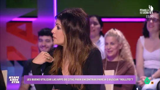 Mónica Cruz confiesa en Zapeando que Miguel Ángel Muñoz le apuntó a una app de citas: "Yo flipaba" Mónica Cruz confiesa en Zapeando que Miguel Ángel Muñoz le apuntó a una app de citas: "Yo flipaba"