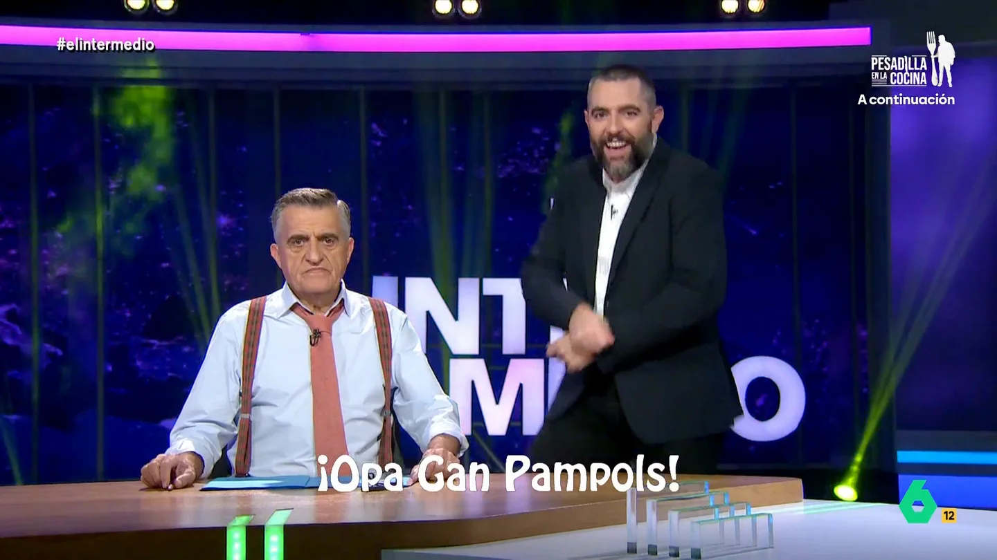 Dani Mateo dedica una canción al nuevo vicepresidente de la Generalitat Valenciana: "Opa Gan Pampols" El colaborador utiliza la melodía del popular tema coreano 'Gangnam Style', de PSY, para dar la bienvenida al nuevo vicepresidente de la Comunidad Valenciana para la Recuperación Económica y Social.