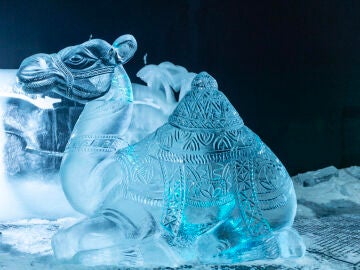 Helarte, la exposición de esculturas de hielo que se celebra en Sevilla