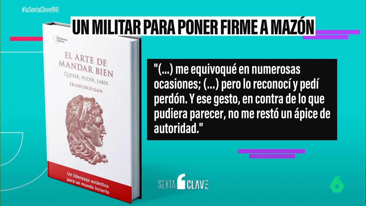 'El arte de mandar bien' según Gan Pampols, un desafío al estilo de Carlos Mazón 'El arte de mandar bien' según Gan Pampols, un desafío al estilo de Carlos Mazón