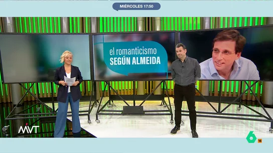 Iñaki López, irónico con el gesto "romántico" de Almeida recogiendo el tendedero José Luis Martínez-Almeida desataba la polémica en 'El Hormiguero' asegurando que un gesto "romántico" con su mujer, Teresa Urquijo, es recoger el tendedero. "Es de una cuñadez extrema", reacciona Iñaki López en este vídeo.