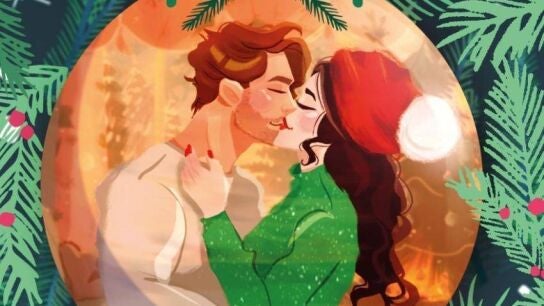 Detalle de la cubierta de 'Una navidad muy fun, fun, fun', de Megan Maxwell