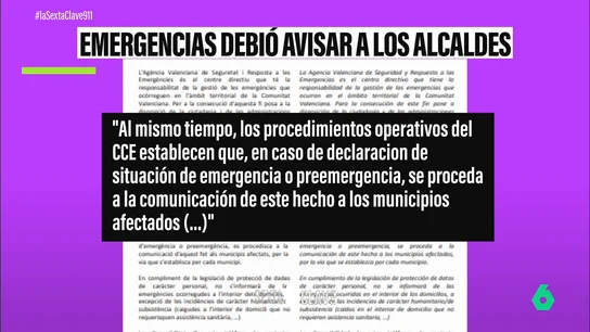 Emergencias contradice a Mazón: es el órgano encargado de enviar las alertas en situaciones como la DANA Emergencias contradice a Mazón: es el órgano encargado de enviar las alertas en situaciones como la DANA
