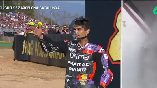 Jorge Martín celebra su título de MotoGP Jorge Martín celebra su título de MotoGP