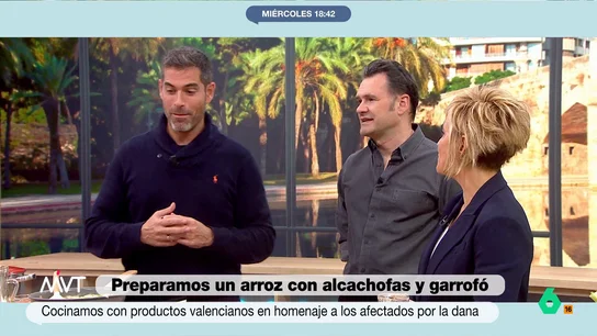 Pablo Ojeda desvela qué opina realmente de las pastillas de caldo: "Me voy a meter en un lío" "Si algún día me quiere patrocinar una pastilla de caldo, ya no", comenta Pablo Ojeda en este vídeo de Más Vale Tarde, donde mientras cocina un arroz con alcachofas y garrofó en homenaje a Valencia, desvela cómo sustituir este producto.