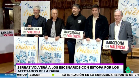 Estopa y Serrat se unen en un concierto benéfico para los afectados por la DANA: "Es un concierto de la gente para la gente" Estopa y Serrat se unen en un concierto benéfico para los afectados por la DANA: "Es un concierto de la gente para la gente"